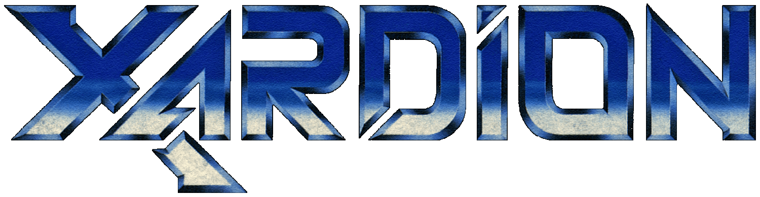 Xardion logo for Super Famicom